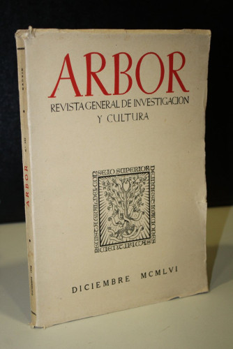 Portada del libro de Arbor. Revista General de Investigación y Cultura. Número 132, Diciembre, Tomo XXXV.