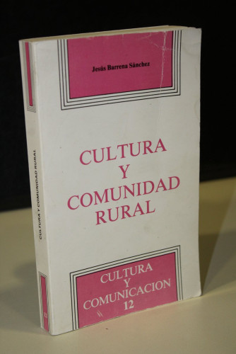 Portada del libro de Cultura y comunidad rural