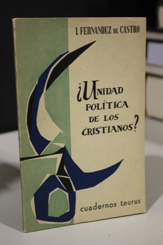 Portada del libro de ¿Unidad política de los cristianos?