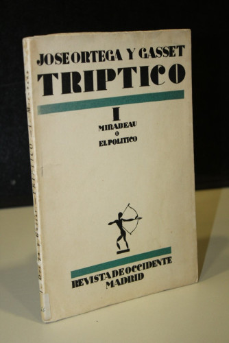 Portada del libro de Tríptico. I . Mirabeau o El Político