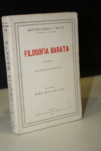 Portada del libro de Filosofía barata. Apuntes sociológico-científicos