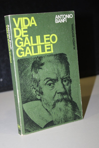 Portada del libro de Vida de Galileo Galiliei