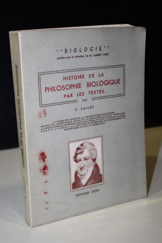 Portada del libro de Histoire de la Philosophie Biologique par les textes