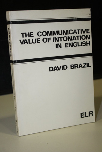 Portada del libro de The communicative value of intonation in english