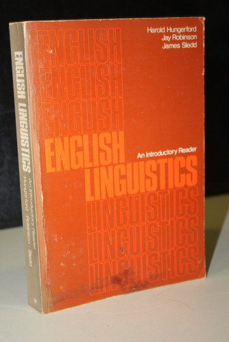 Portada del libro de English Linguistics. An Introductory Reader