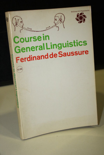 Portada del libro de Course in General Linguistics.- Saussure, Ferdinand.