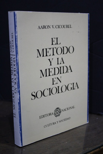 Portada del libro de El método y la medida en sociología