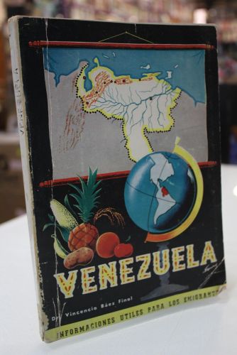 Portada del libro de Venezuela. Informaciones útiles para los emigrantes.