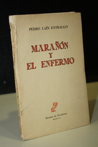 Portada del libro de Marañón y el enfermo