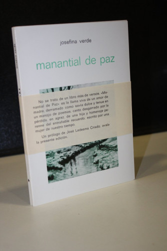 Portada del libro de Manantial de paz