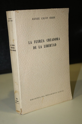 Portada del libro de La fuerza creadora de la libertad