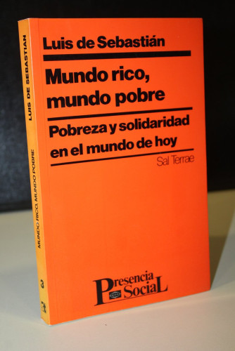 Portada del libro de Mundo rico, mundo pobre. Pobreza y solidaridad en el mundo de hoy