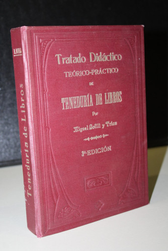 Portada del libro de Tratádo didáctico teórico-práctico de Teneduría de libros