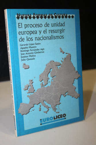 Portada del libro de Nuevas Formas de Cultura.- El proceso de unidad europa y el resurgir de los nacionalismos.