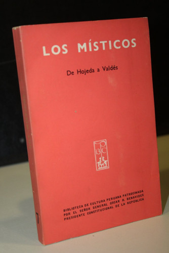 Portada del libro de Los místicos. De Hojeda a Valdés.