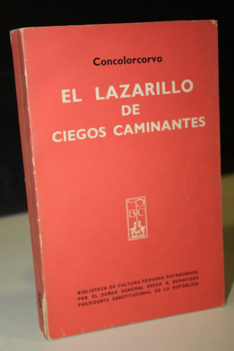 Portada del libro de El Lazarillo de Ciegos Caminantes. Desde Buenos Aires hasta Lima.- Concolorcorvo.