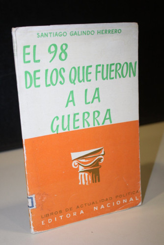 Portada del libro de El 98 de los que fueron a la guerra