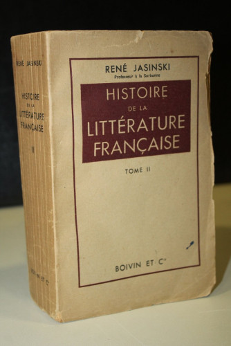 Portada del libro de Histoire de la Littérature Française. Tome II