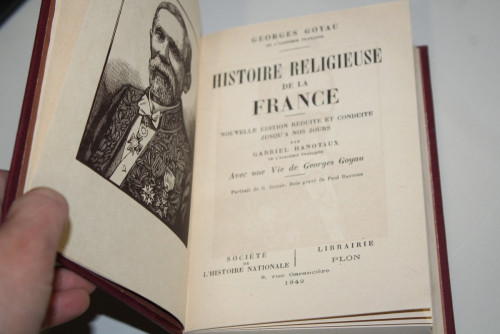 Portada del libro de Histoire religieuse de la France