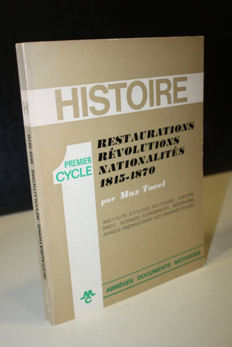 Portada del libro de Histoire. Premier Cycle. Restaurations, Révolutions, Nationalités, 1815-1870