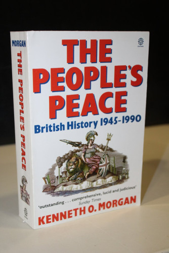 Portada del libro de The people's peace. British History 1945-1990. Morgan, Kenneth O.