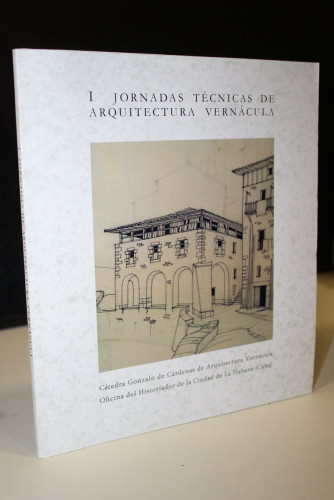 Portada del libro de I Jornadas Técnicas de Arquitectura Vernácula.- Contiene CD/DVD.