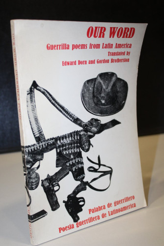 Portada del libro de Our world. Guerrilla poems from Latin America.- Palabra de guerrillero. Poesía guerrillera de Latinoamérica.