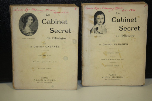 Portada del libro de Le Cabinet Secret de l'Histoire. Deux tomes