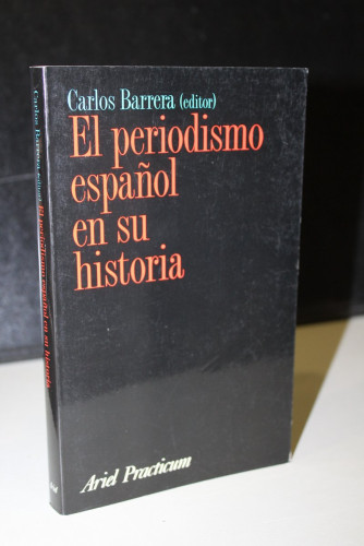 Portada del libro de El periodismo español en su historia