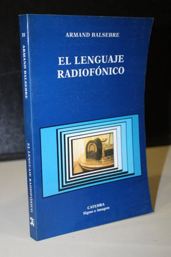 Portada del libro de El lenguaje radiofónico