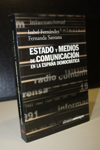 Portada del libro de Estado y medios de comunicación en la España democrática