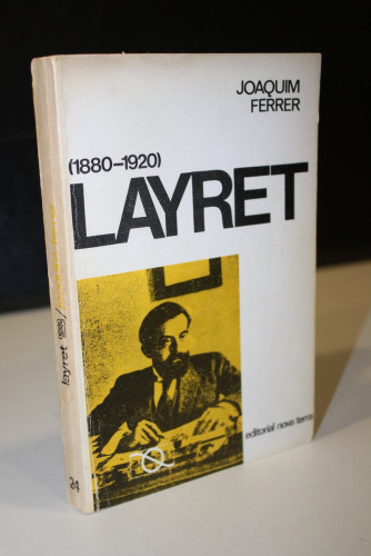 Portada del libro de Layret (1880-1920).- Ferrer, Joaquim.- Dedicado.