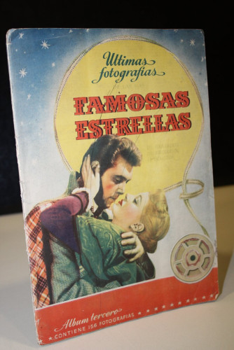 Portada del libro de Últimas fotografías de las más famosas estrellas del firmamento cinematográfico. Álbum tercero.