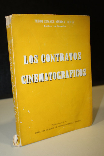 Portada del libro de Los contratos cinematográficos