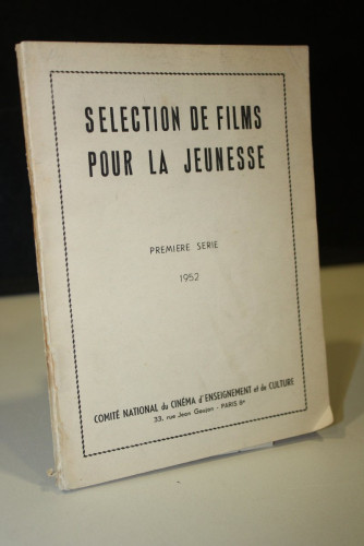 Portada del libro de Selection de Films pour la Jeunesse. Premiere Serie, 1952.