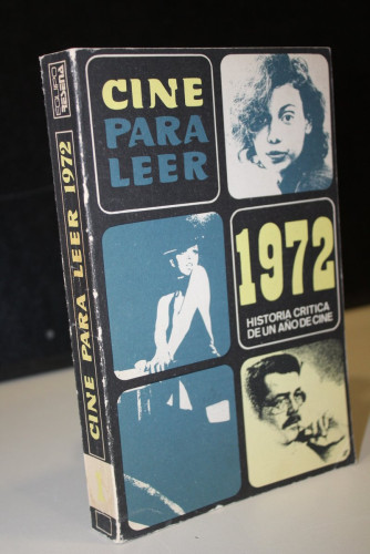 Portada del libro de Cine para leer, 1972. Historia crítica de un año de cine