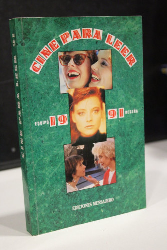 Portada del libro de Cine para leer, 1991