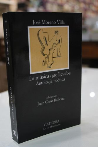 Portada del libro de La música que llevaba. Antología poética.
