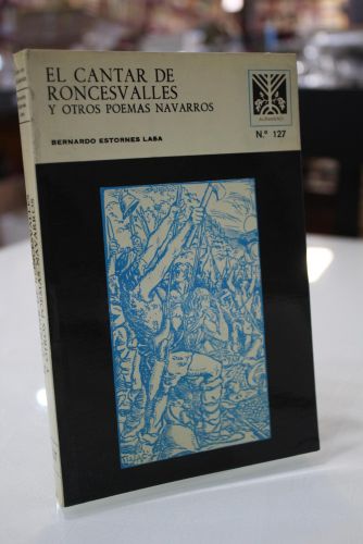 Portada del libro de El Cantar de Roncesvalles y otros poemas navarros.