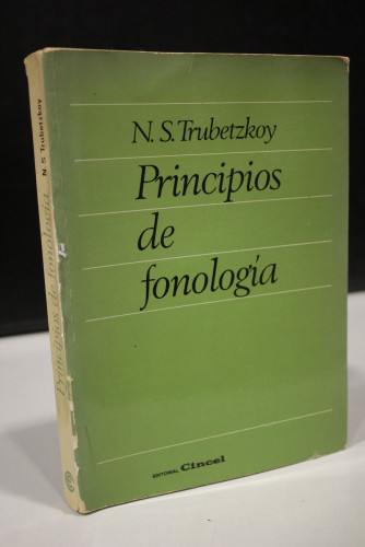 Portada del libro de Principios de fonología