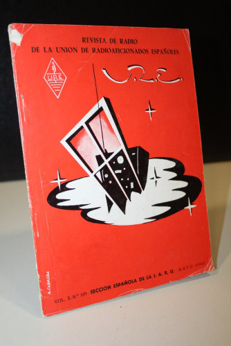 Portada del libro de U.R.E. Revista de Radio de la Unión de Radioaficionados Españoles. Vol. X. Nº. 109. Mayo 1960.