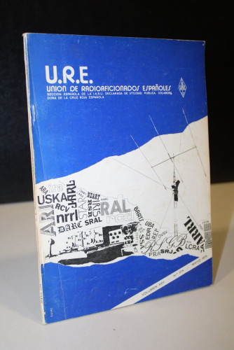 Portada del libro de U.R.E. Revista de Radio de la Unión de Radioaficionados Españoles. Vol. XXV. Nº. 274. Mayo 1975.