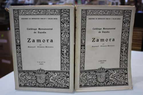 Portada del libro de Catálogo Monumental de España. Provincia de Zamora.- Dos tomos. Láminas y texto.