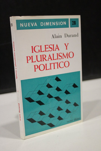 Portada del libro de Iglesia y pluralismo político