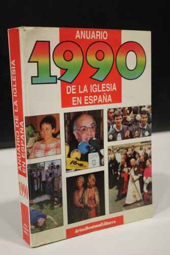 Portada del libro de Anuario 1990 de la Iglesia en España.