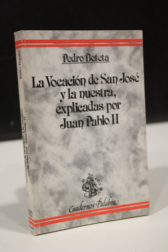 Portada del libro de La Vocación de San José y la nuestra, explicadas por Juan Pablo II