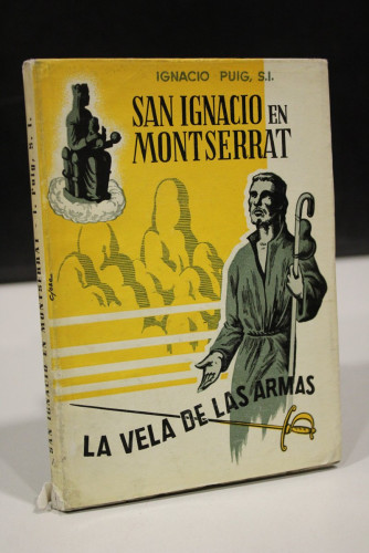 Portada del libro de San Ignacio en Montserrat: La vela de las armas