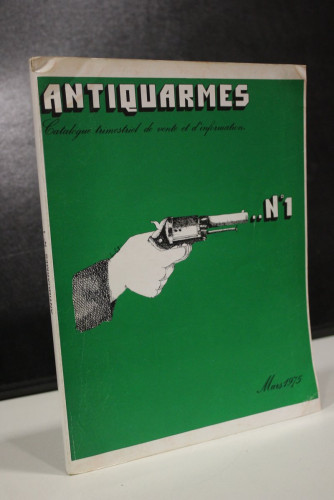 Portada del libro de Antiquarmes, nº 1, Mars 1975.- Catalogue trimestriel de vente et d'information.