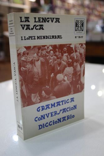Portada del libro de La lengua vasca. Gramática, conversación, diccionario. Vasco-Castellano. Castellano-Vasco.