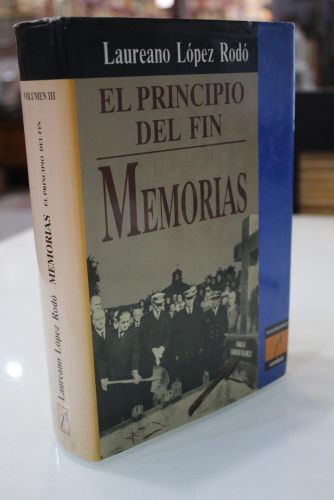 Portada del libro de Memorias. El principio del fin. Volumen III.